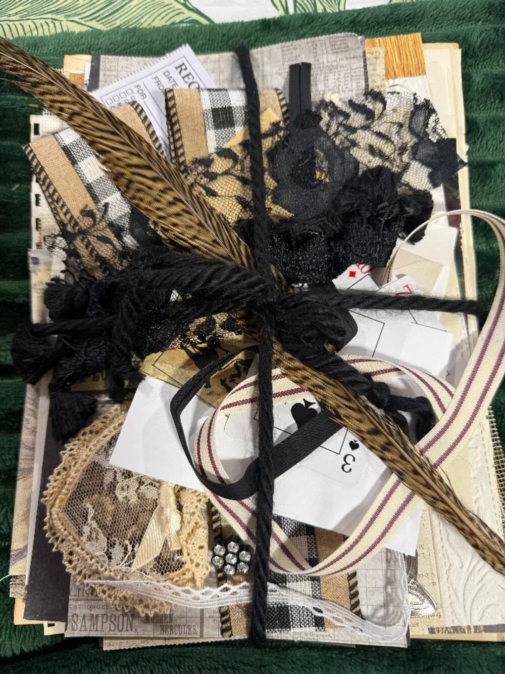Gothic/Dark  Romance Ephemera Kit, 50+ Curated Junk Journal Supplies Bundle